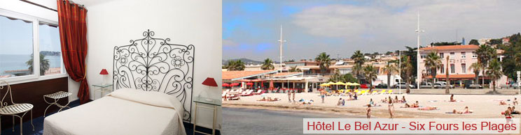 Banniere hotel Hôtel Bel Azur, Six-Fours les Plages, 83140